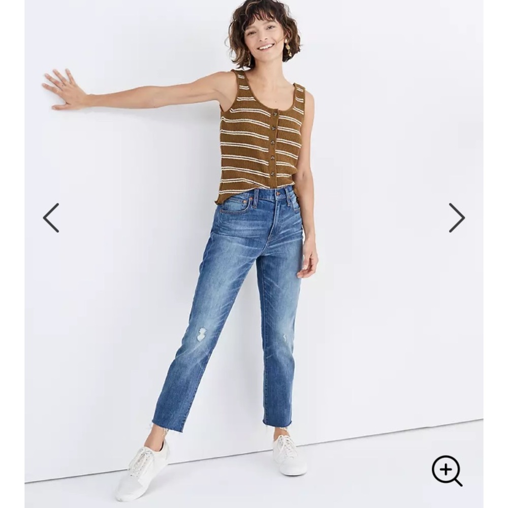 Madewell High Rise Slim Crop Boyjean